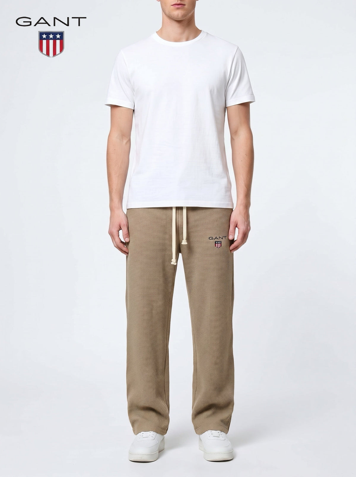 GANT® Premium -collegehousut — Beige