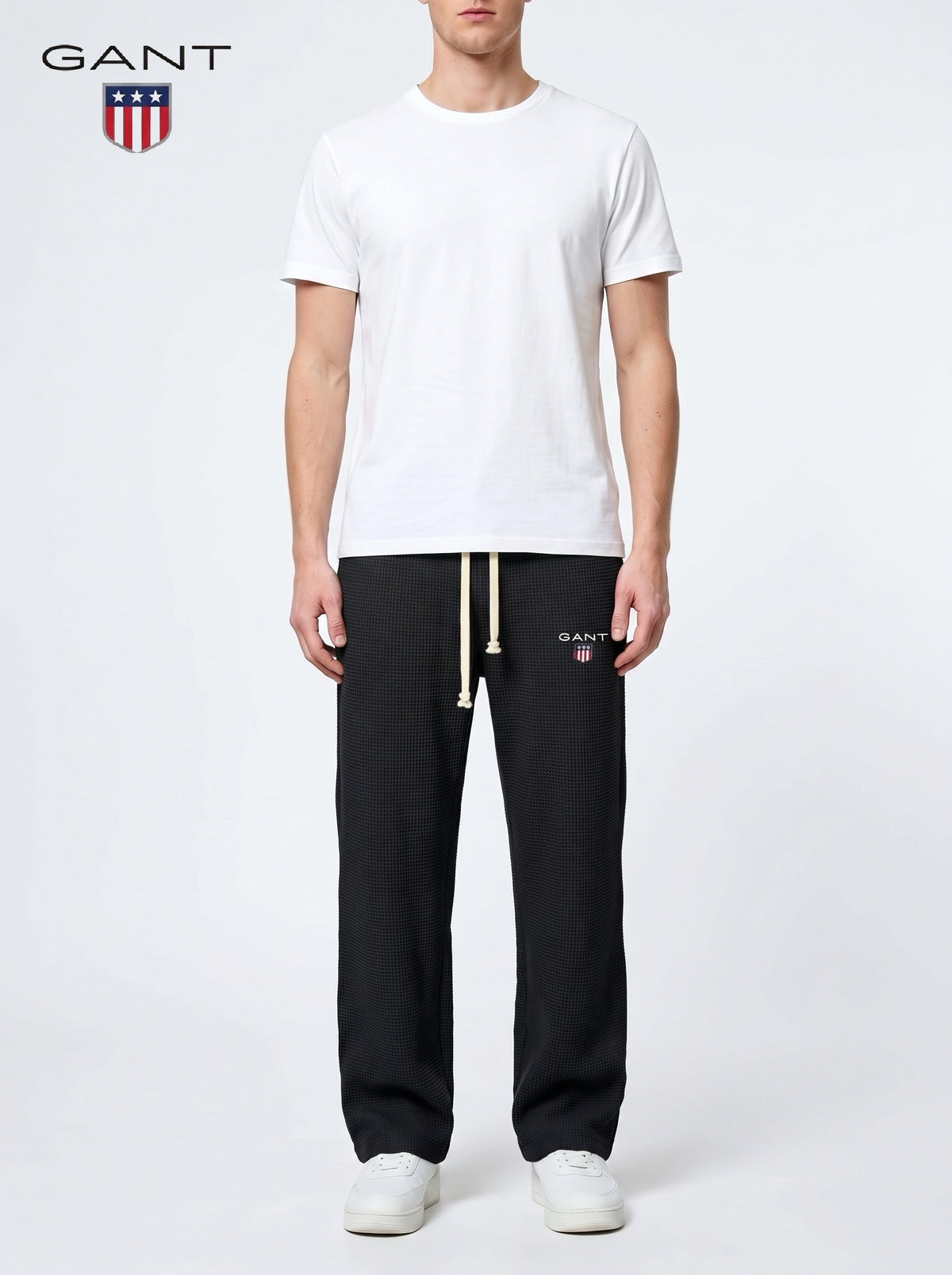 GANT® Premium -collegehousut — Musta