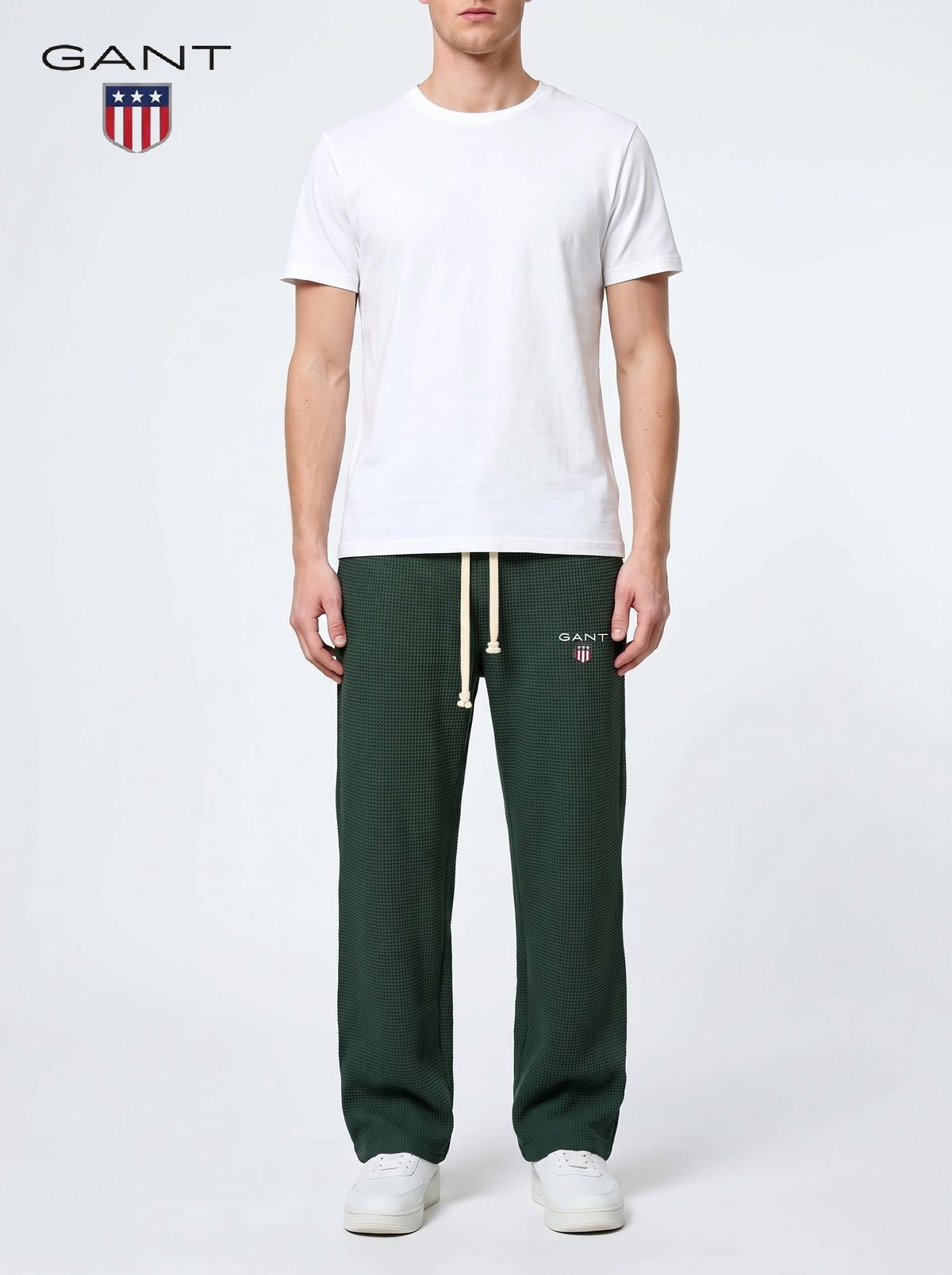 GANT® Premium -collegehousut — Tummanvihreä