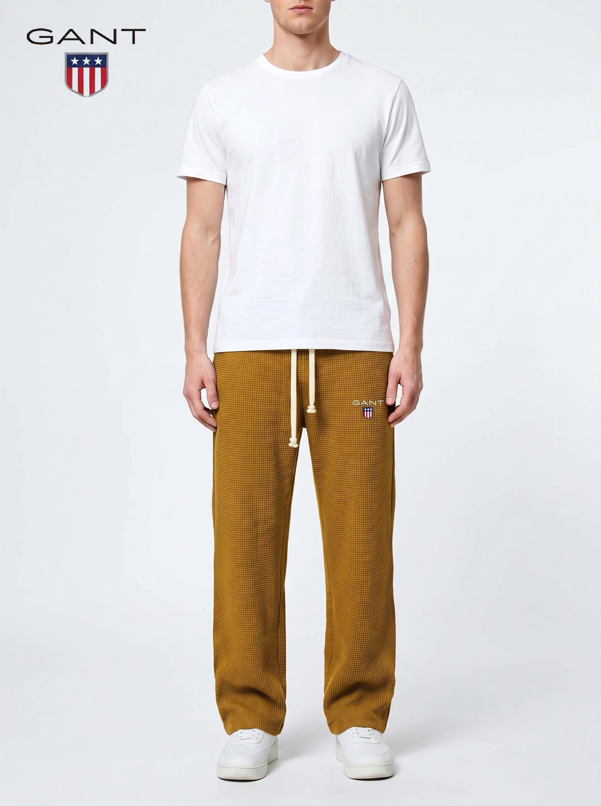 GANT® Premium -collegehousut — Kulta