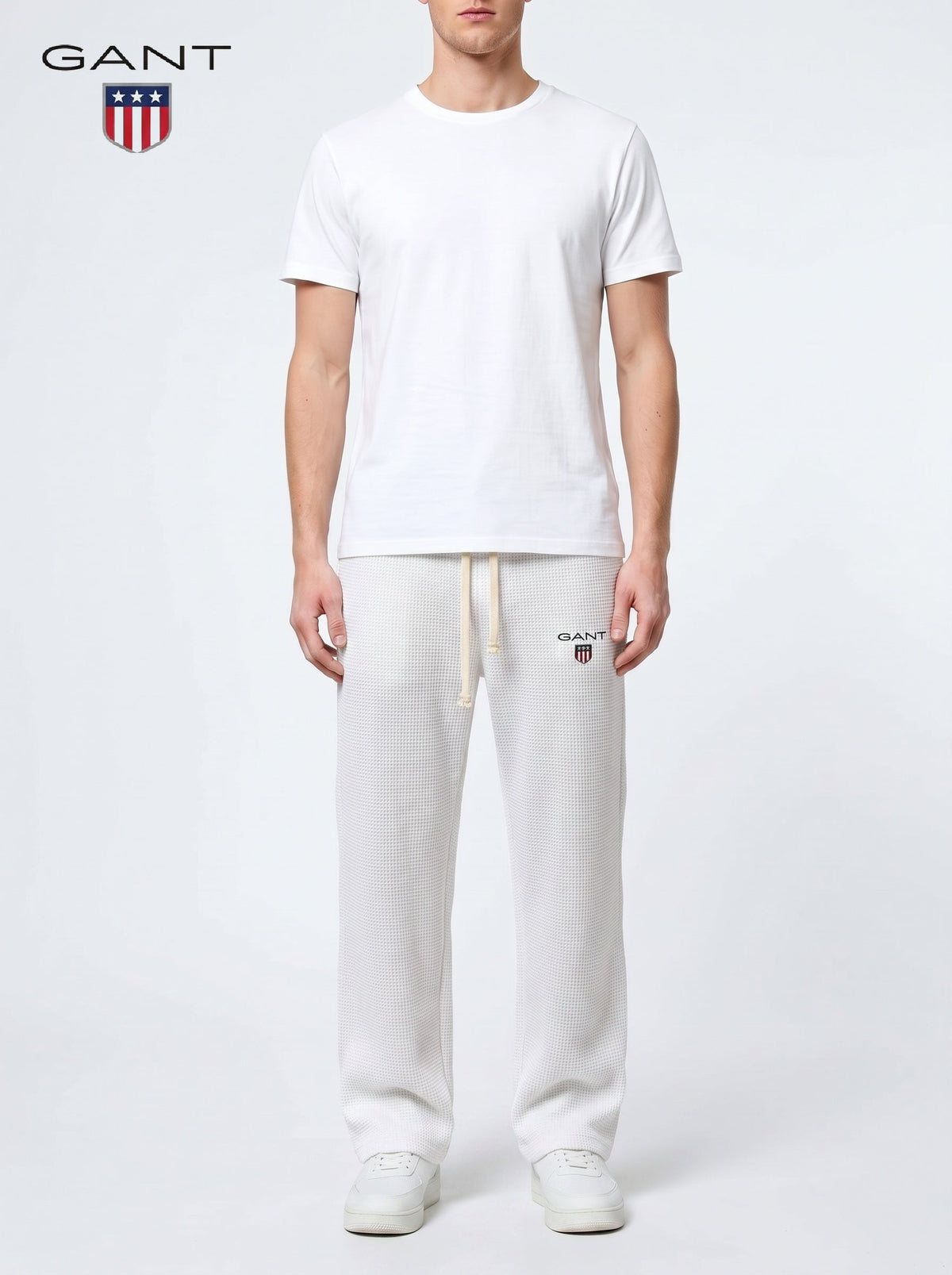 GANT® Premium -collegehousut — Valkoinen