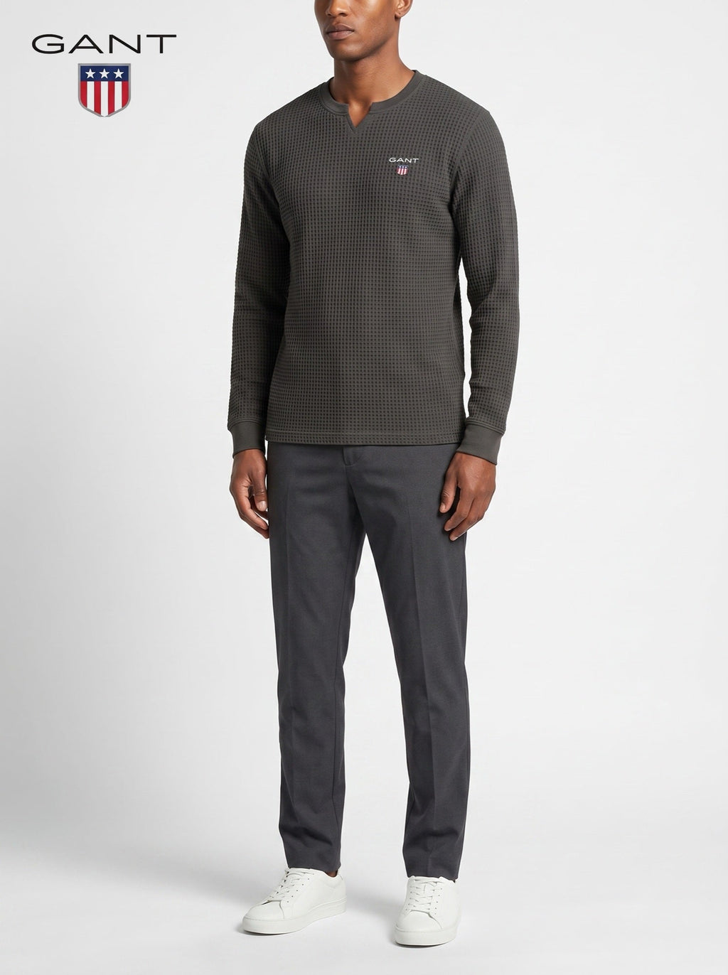 GANT® Signature -paita — Harmaa — viistosti