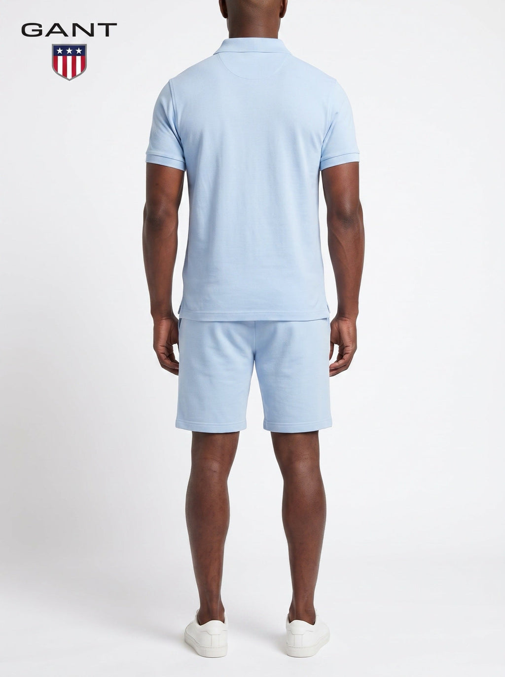 GANT™ Premium polosetti — Vaaleansininen — takaa