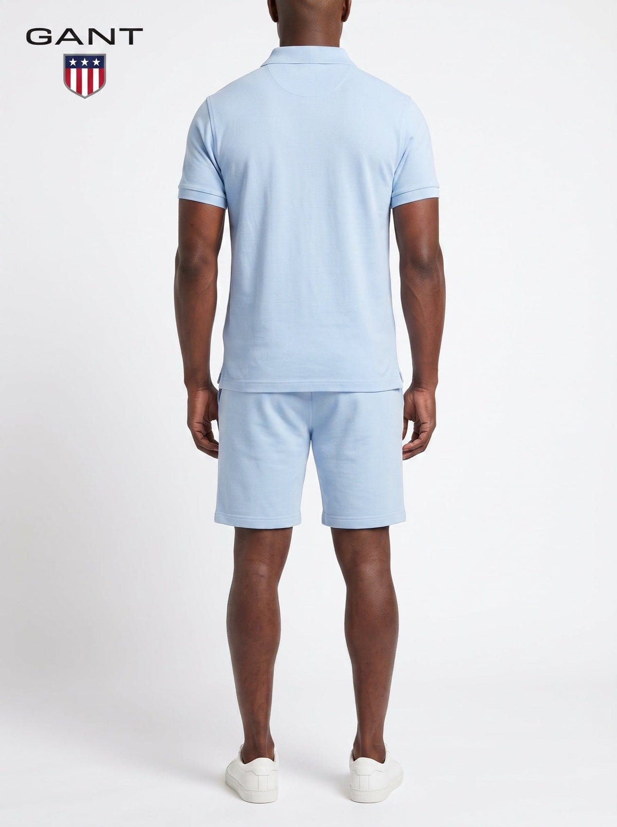 GANT™ Premium polosetti — Vaaleansininen — takaa