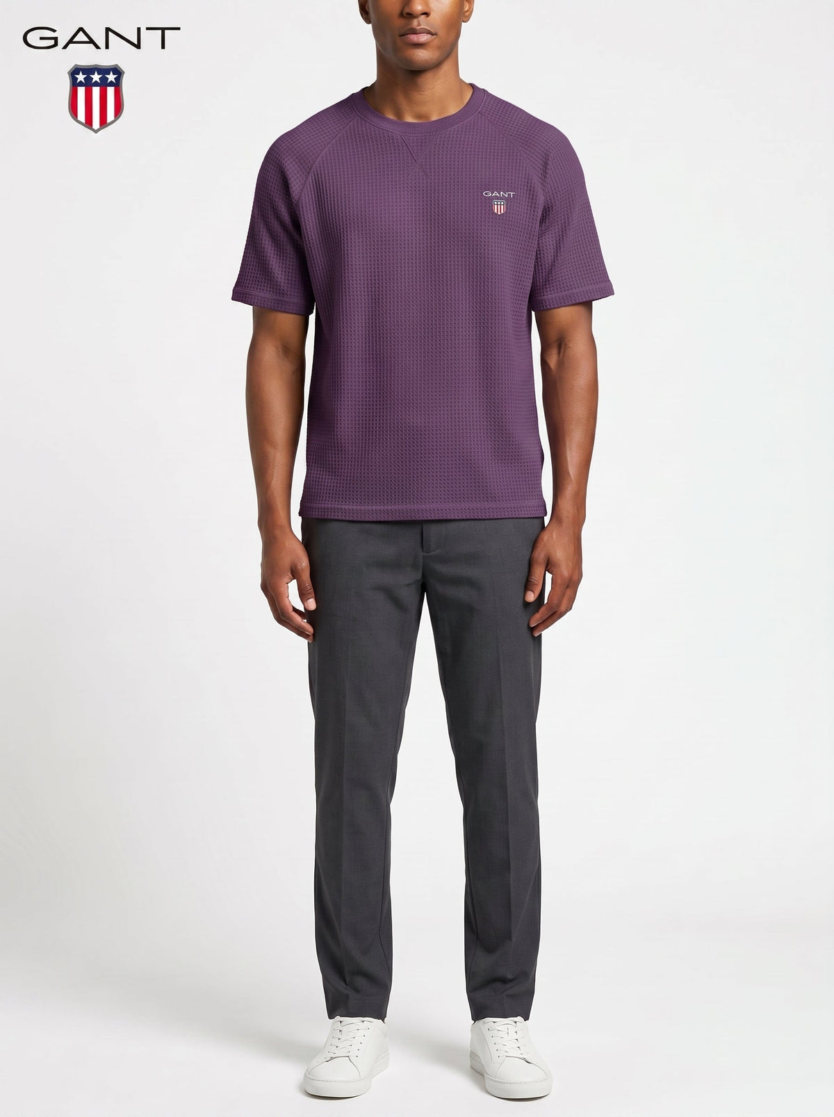 GANT™ ensiluokkainen kuvioitu t-paita — Violetti