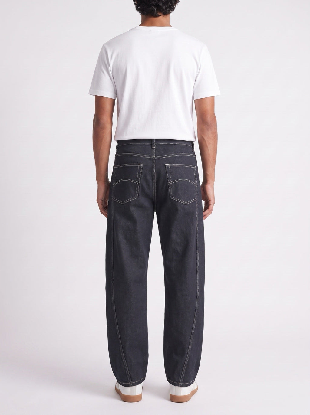 Suorat raw indigo -farkut