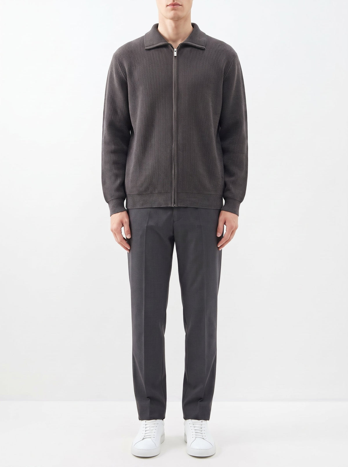 Langston hupullinen neulepusero — Harmaa