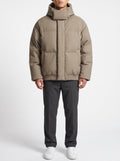 ArcticShield® -untuvatakki — Beige — edestä