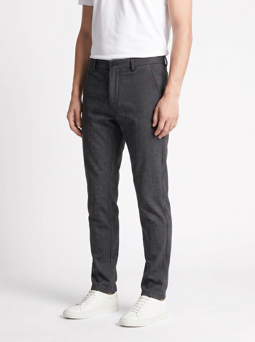 24/7 Pants -housut — Tummanharmaa — viistosti